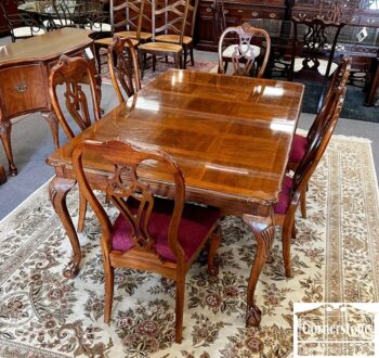 8590-7-Thomasville-Dining-Table-6-Chairs-1