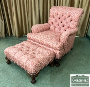 9380-6-Old Hickory Tannery Club Chair w Ottoman