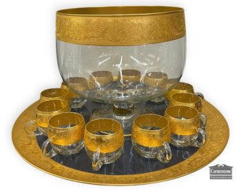 9465-4-Glastonbury Punch Set w 12 Cups