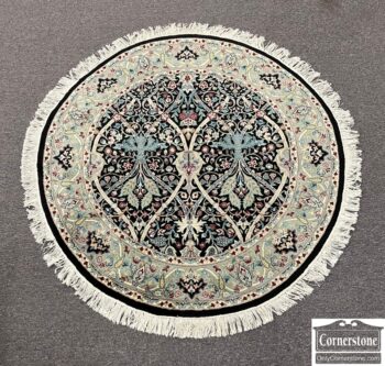 9514-1-Round Hand Knotted Area Rug