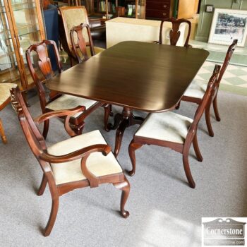 9719-1-HH-Pedestal-Table-6-Chairs-3Lvs-Pads-1
