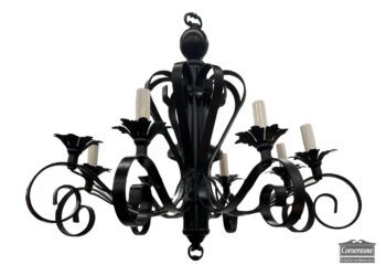 9959-3-Black Metal Hanging Fixture